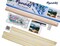 Figured'Art Paint by Numbers for Adults Lake and Mountain reflection 16"x20" - Craft Art Painting Rolled Canvas with DIY wooden frame